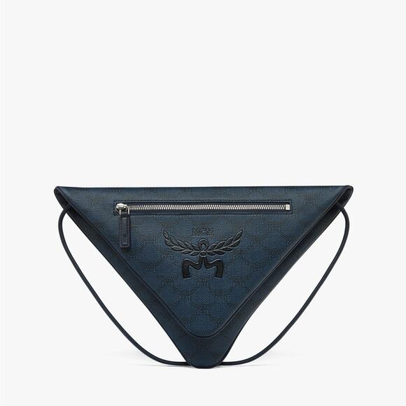 MCM Himmel Triangle Pouch in Lauretos grey - Picture 1 of 10